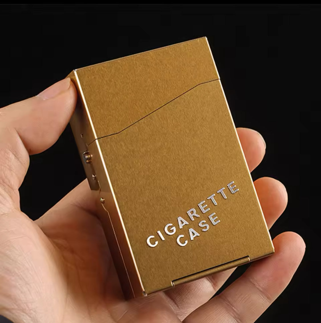 Aluminium Alloy Cigarette Boxes, Portable Smoking Tool, Expandable Cigarette Case, Cigarette Storage Container Aluminium Alloy Cigarette Boxes, Portable Smoking Tool, Expandable Cigarette Case, Cigarette Storage Container